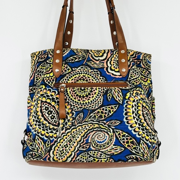 RELIC Boho Paisley Canvas Shoulder Bag Tote - Picture 2 of 16